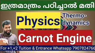 Heat Engine🔥Carnot Engine| Thermodynamics| Plus one Physics Derivations | Part 8