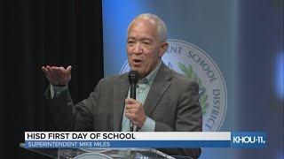 'I feel really good' | Houston ISD superintendent shares highlights on first day of school