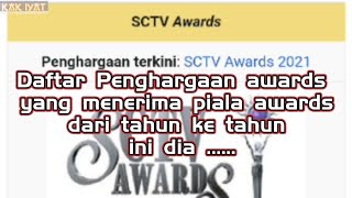 Daftar penghargaan awards yang menerima piala awards dari tahun ke tahun ini dia ......