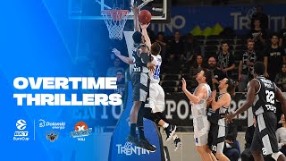 OVERTIME THRILLERS | NEVER ENDING game! | Trento - Buducnost 2017-18 EuroCup