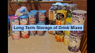 Storing Powdered Drink Mix Long Term In Your Food Storage Prepper Pantry