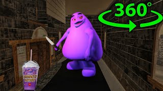 Scary Grimace Shake Finding Challenge #2 But It's 360 degree video