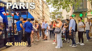 Walking tour in Paris around Centre Georges Pompidou【4K/60fps】🚶