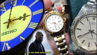 Rolex Inspired Horrors, Two Legit Rolex Watches, and an Epic Seiko Clock (if you're a Toddler)