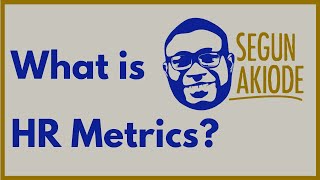 What Is HR Metrics? By  Segun Akiode, Strategic HR Professional