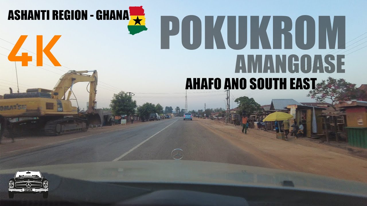 Pokukrom And Amangoase Drive In The Ahafo Ano South East Ashanti Region ...