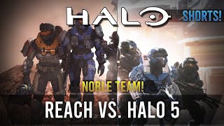 Noble Team Armor! Halo 5 vs. Halo Reach! #shorts
