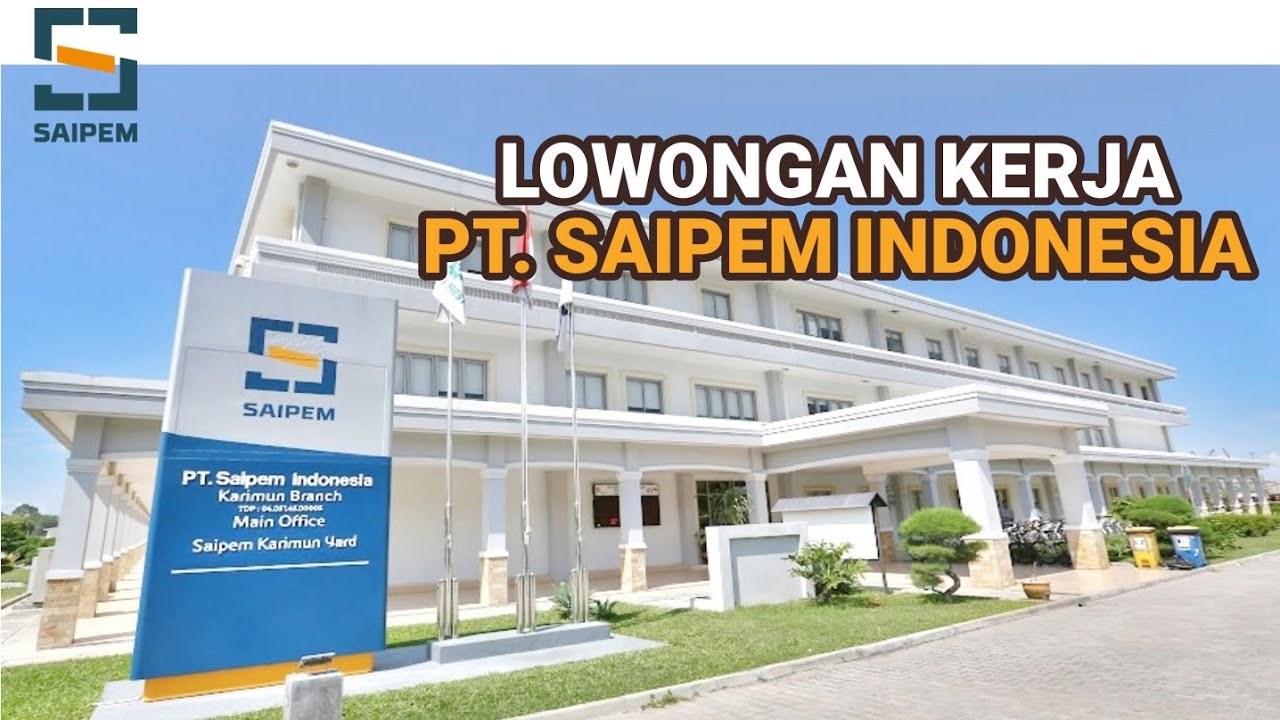 Loker PT Saipem Indonesia Hari Ini Info Lowongan Kerja PT Saipem ...