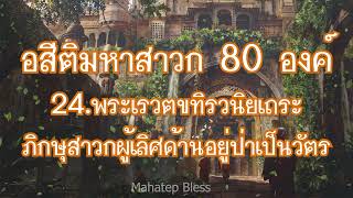 24.พระเรวตขทิรวนิยเถระ  ภิกษุสาวกผู้เลิศด้านอยู่ป่าเป็นวัตร พระอรหันต์ 80 องค์