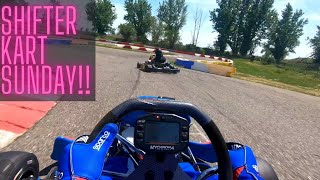 CR125 SHIFTER KART FUN AT PRAIRIE CITY!!