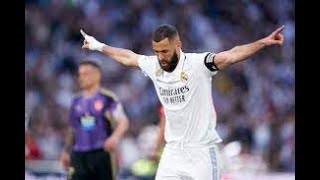 Real Madrid vs Real Valladolid 6 0 All Goals and Extended highlights   Benzema hat trick Today