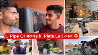 Jhondheer 5210 modification work start ✅ Sonu  bhai और Sukhchan bhai के tractoro से भी मील लिये आज ￼