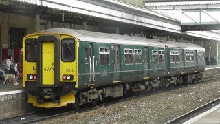 Trains at Exeter St Davids 31/5/17