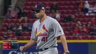 STL@CIN: Lackey K's Frazier to end threat in the 5th