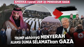 Trump Kalah di Arab ‘Gak jadi Paksa Pindah Warga GAZA’ saat AMERIKA dibekukan oleh ALAM