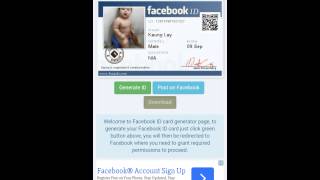 Facebook iD create လုပ္​နည္​း