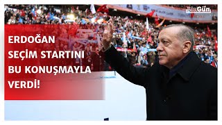 Erdoğan seçim startını bu konuşmayla verdi! Partililerine böyle seslendi…