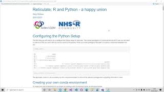 R and Python – a happy union with reticulate webinar