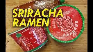 SRIRACHA Ramen ! Spicy Hot Noodle Fire Challenge