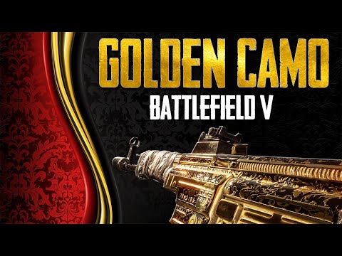 "Golden Camo" — ценители золота в Battlefield V. Быстрая прокачка камуфляжа