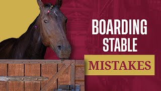 The 3 Biggest Mistakes Boarding Stables Make | Equine Law, Equine Liability, And Equine Inherit Risk