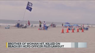 Family of woman hit, killed on beach by Horry County officer files federal lawsuit