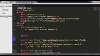 How to create AngularJS starter Kit by using CDN