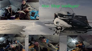 2025 Lake Nipissing walleye fishing, first overnight camping trip