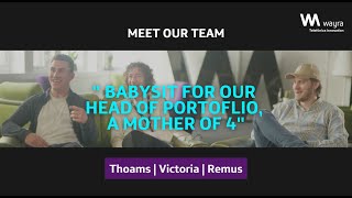 Meet Thomas, Victoria \u0026 Remus from the Wayra UK team!