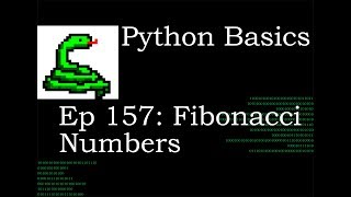 Python Basics Fibonacci Numbers