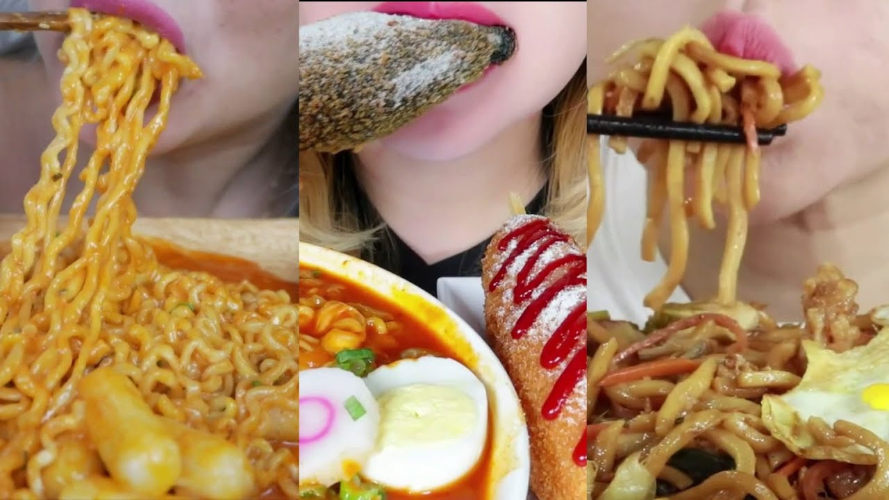 Asmr Mukbang Compilation 62 Youtube