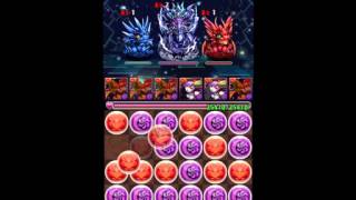 パズドラ　天元の黒龍　高速周回【1分未満】赤おでんシステム攻略