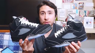 Unboxing Jordan 5 Retro OG Black Metallic | James Camacho Sneaker Review