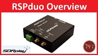 SDRplay RSPduo First Look and Basic Overview / Demo of SDRuno and Dump1090