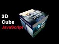 3D Cube Rotate Animation using JavaScript | Three.js Cube Animation