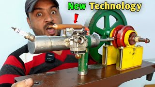 Master Piece 🔥 Petrol Engine || New Invention | Mini Engine | Diy Engine | HomeMade Petrol Engine