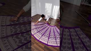 Lehenga making process || Purple color Embroidery \u0026 Diamond work Designer Lehenga choli #lehengas