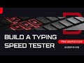 🚀 Build a Typing Speed Calculator Using HTML, CSS & JavaScript | Full Tutorial (Under 8 Minutes)