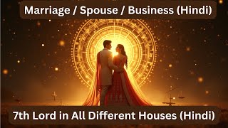 7th Lord in All Houses | Marriage | Spouse | Business | #astrology #marriage #lovemarriage  Akshat