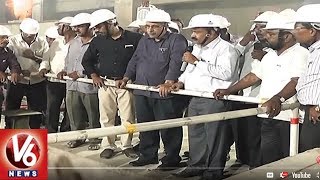 Telangana Poets And Authors Visits Kaleshwaram Lift Irrigation Project | Peddapalli | V6 News