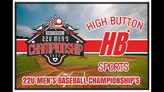 Baseball Canada 22U Men's National Championship - New Brunswick vs Dartmouth