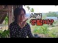 귀촌후 시골 생활비는 얼마나 필요할까?? 숯불 꼬치구이  - countryside life