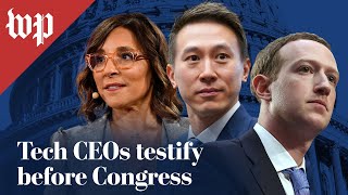 Tech CEOs testify before Congress on kids’ safety online - 1/31 (FULL LIVE STREAM)