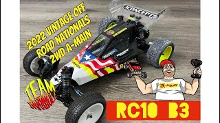 Vintage Team Associated RC10 B3 2wd Buggy A-Main @ 2022 Vintage Off Road Nationals, RC Excitement