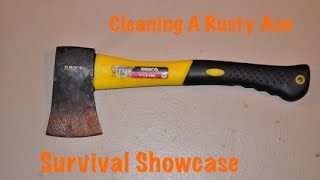 Cleaning Rust from Axe