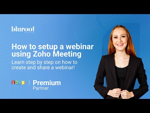 Set up a webinar with Zoho Meeting | Zoho Tutorial | Zoho Expert