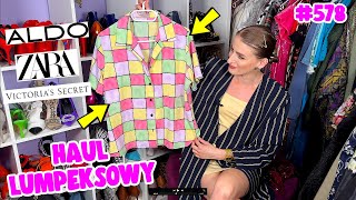 DUŻY HAUL LUMPEKSOWY 👜 TOREBKI🧣 DODATKI 👑👠 CUDOWNE PŁASZCZE Z SECOND HANDU 🧥 #MIERZYMY #578