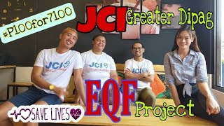 (P100for7100)The JCI Greater Dipag EQF Project to save LIVES.RosebelTVunlocks