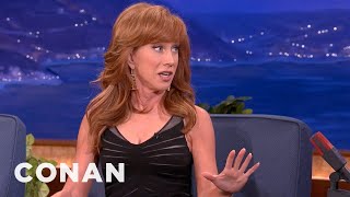 Kathy Griffin Is Physically Scared Of Charlie Sheen | CONAN on TBS