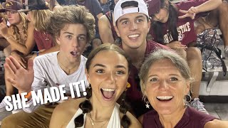 GOING BACK TO COLLEGE *Parents Weekend at Brennan and Katie’s School* | KATIE Gets GREAT News!!